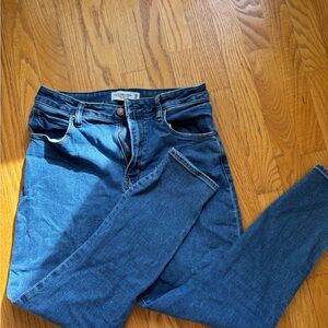 Abercrombie & Fitch High Rise Blue Jeans curve love